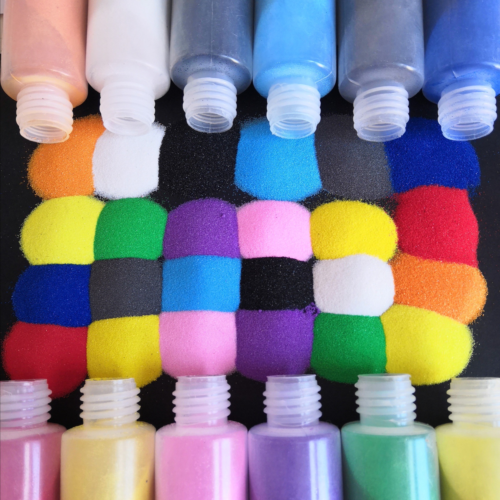 儿童沙画多色娱乐彩砂diy瓶装画宝宝早教开放性玩具厂家直供批发