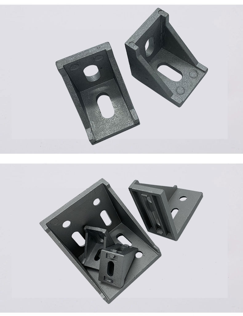 角码4040 铝型材专用铝合金角码 铝角件 压铸铝角码 铝合金角码厚