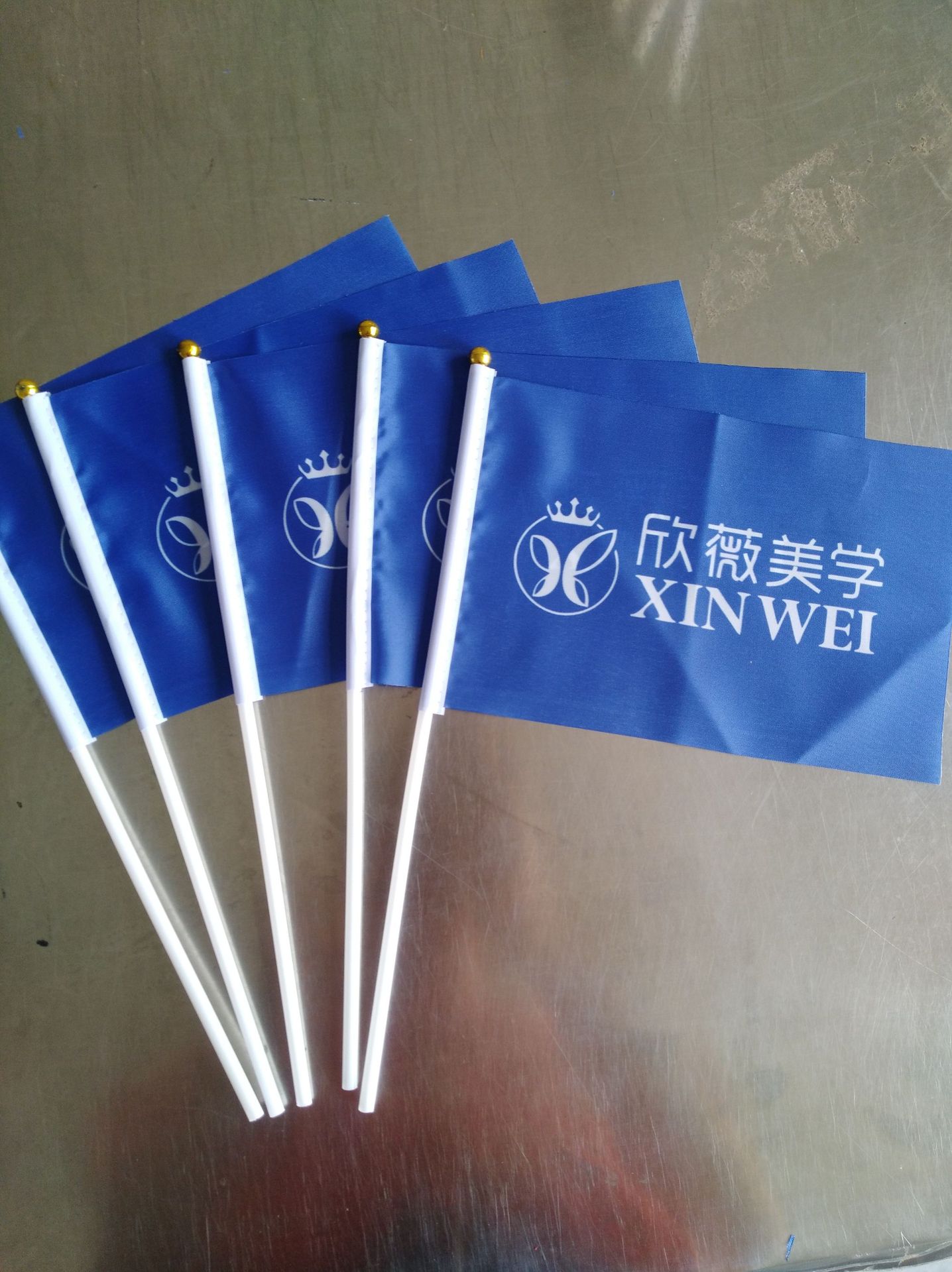 手摇旗定制三角手挥手持旗宣传导游旗小广告旗手拿彩旗子旗帜定做