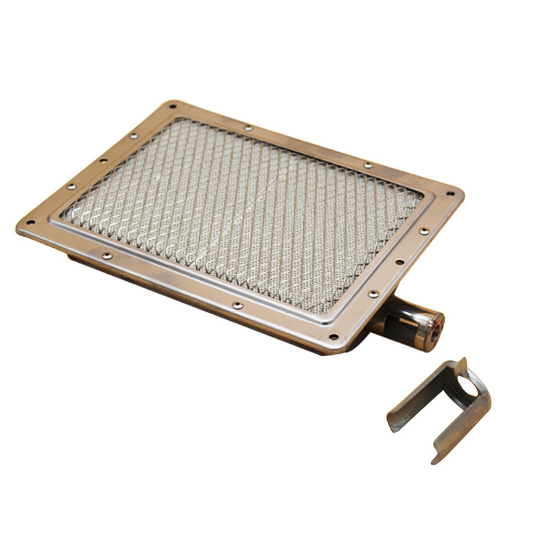 燃气烤箱取暖器炉头配件红外线炉头220*170mm方形燃烧器火排