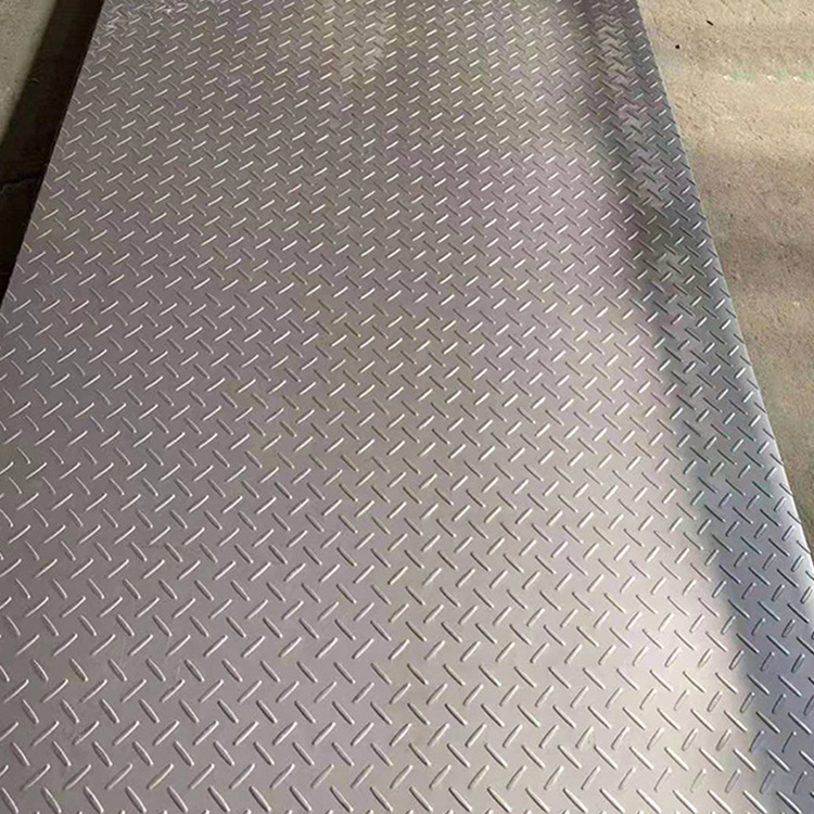加工定制楼梯踏步花纹板 304不锈钢压花板 t型防滑板批发供应
