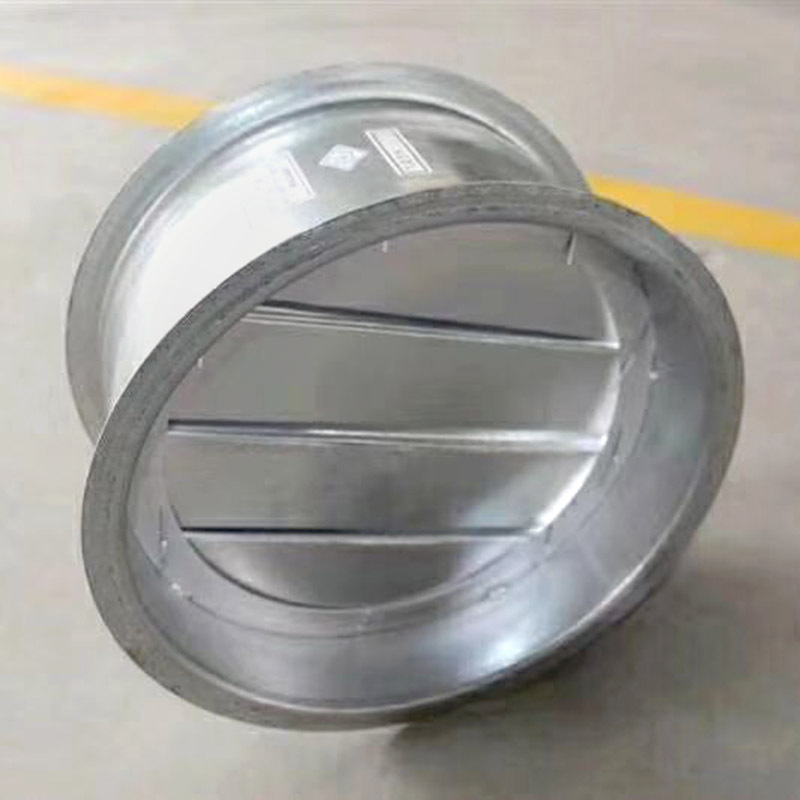 厂家圆形通风管道风量止回阀 镀锌风管逆止阀 送风机管道止回阀 价格