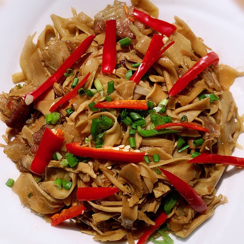 纸片笋湿笋碳烤笋500g免泡发农家竹笋江西特产干笋尖火锅笋批发