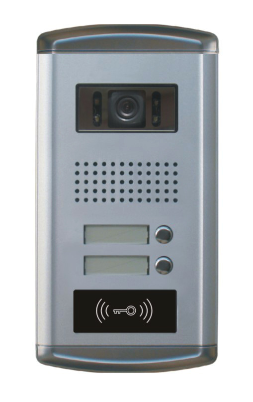 住得乐zhudele品牌别墅家庭可视对讲门铃两户型带刷卡一拖二