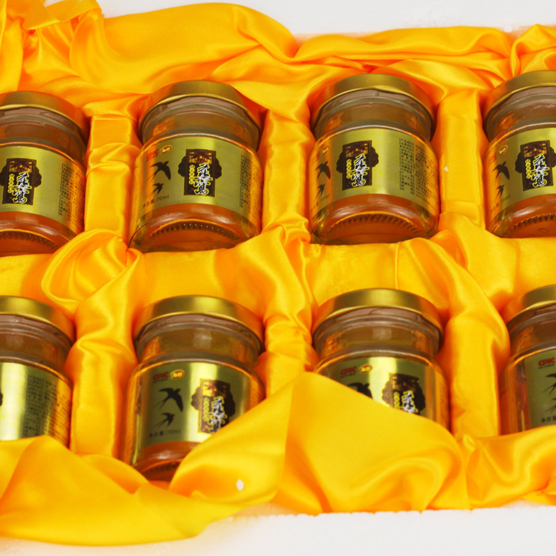 蛹虫草枸杞即食燕窝饮品70ml*8瓶礼盒装速食中老年滋补品燕窝现货