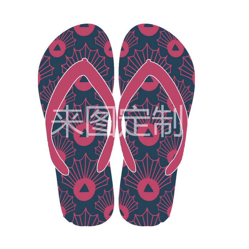 picture design production flip flops custom pattern processing custom logo flip flops shoes factory direct sales