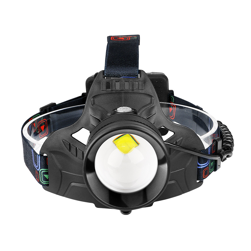 诚信 跨境新品p50头灯强光铝合金充电led头戴灯户外防水骑行灯