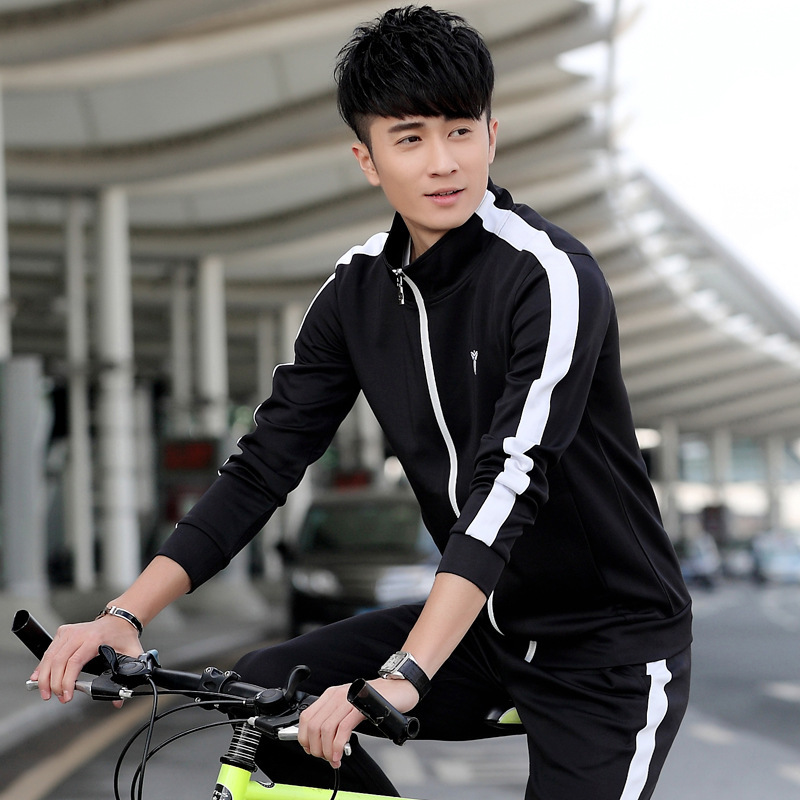 休闲运动套装男春季运动服装男士大码跑步运动衣运动服套装男春秋