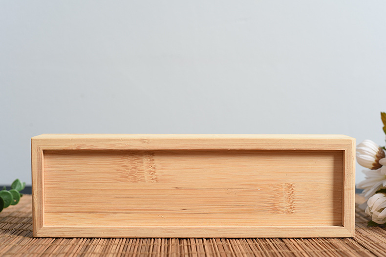 厂家批发楠竹木茶叶木盒定制logo长方形茶叶木盒私房茶叶包装盒