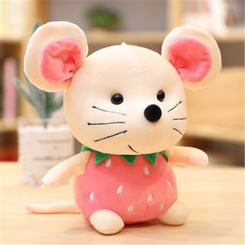 毛绒玩具鼠年吉祥物生肖鼠毛绒公仔圣诞节女生日礼物