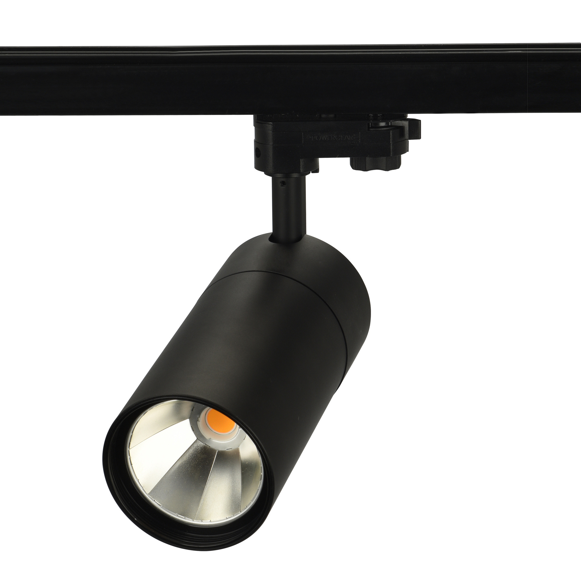 厂家直销o款圆形led20w轨道射灯4000k色温超薄led轨道灯环保高亮