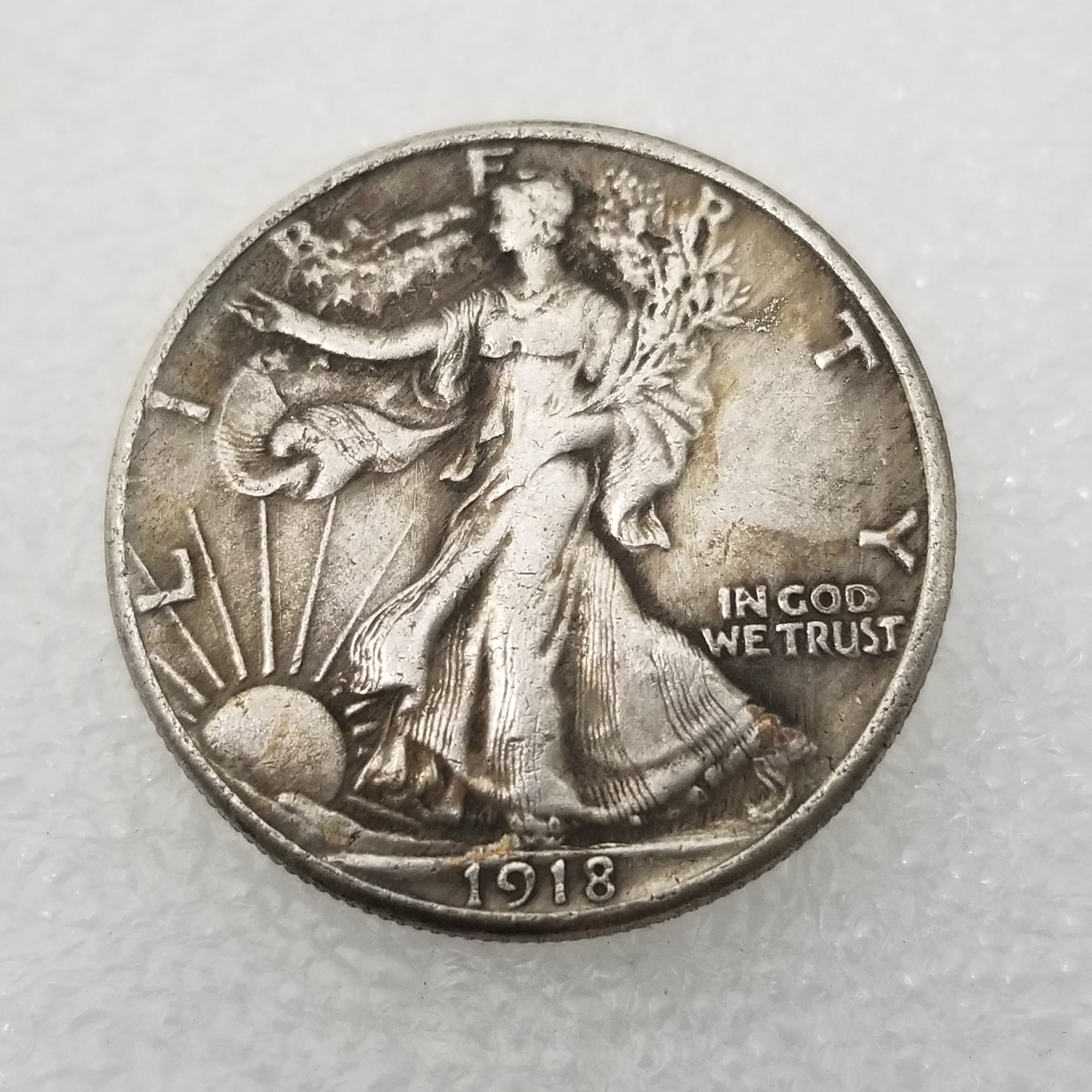 仿古工艺品1918-s 自由女神纪念币银元#3562