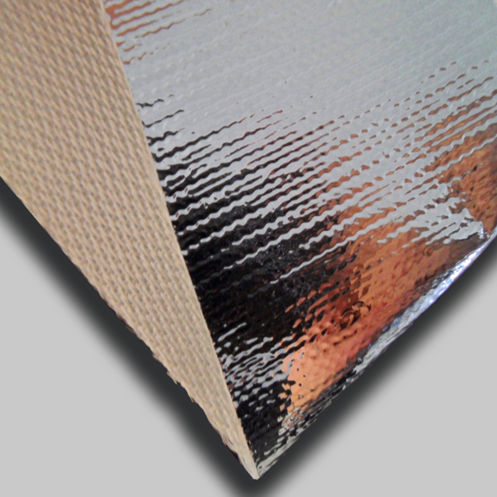 阻燃型铝箔复合玻纤布 施迈尔品牌商直供 防火转帘用铝箔布