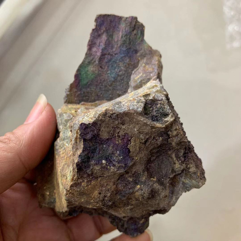 紫铜矿矿物晶体 奇石原石工艺品礼品 收藏观赏石