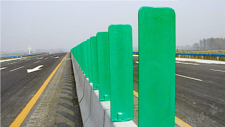 高速公路玻璃钢防眩板遮光板pvc吹塑车道隔离栏安徽合肥厂家