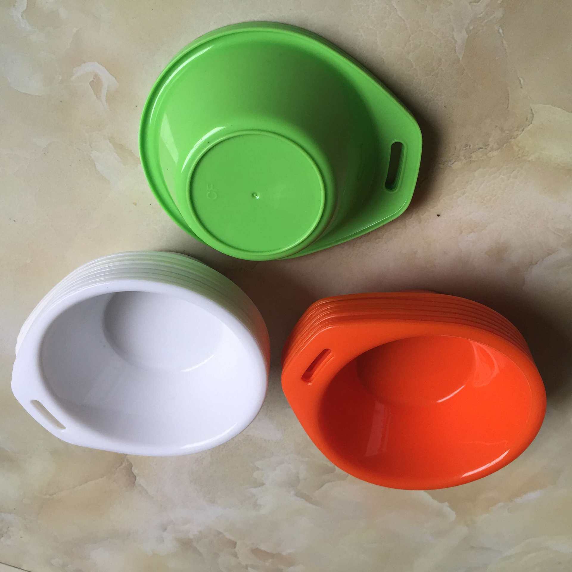 日用品工厂供应户外便捷式pp塑料环保儿童小碗 pp塑料碗现货批发