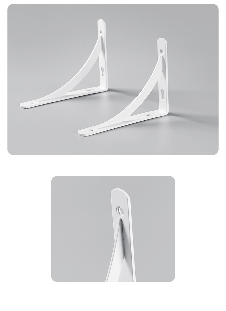 诺捷三角架墙上支架托架 隔板直角固定支撑层板托三脚架置物架