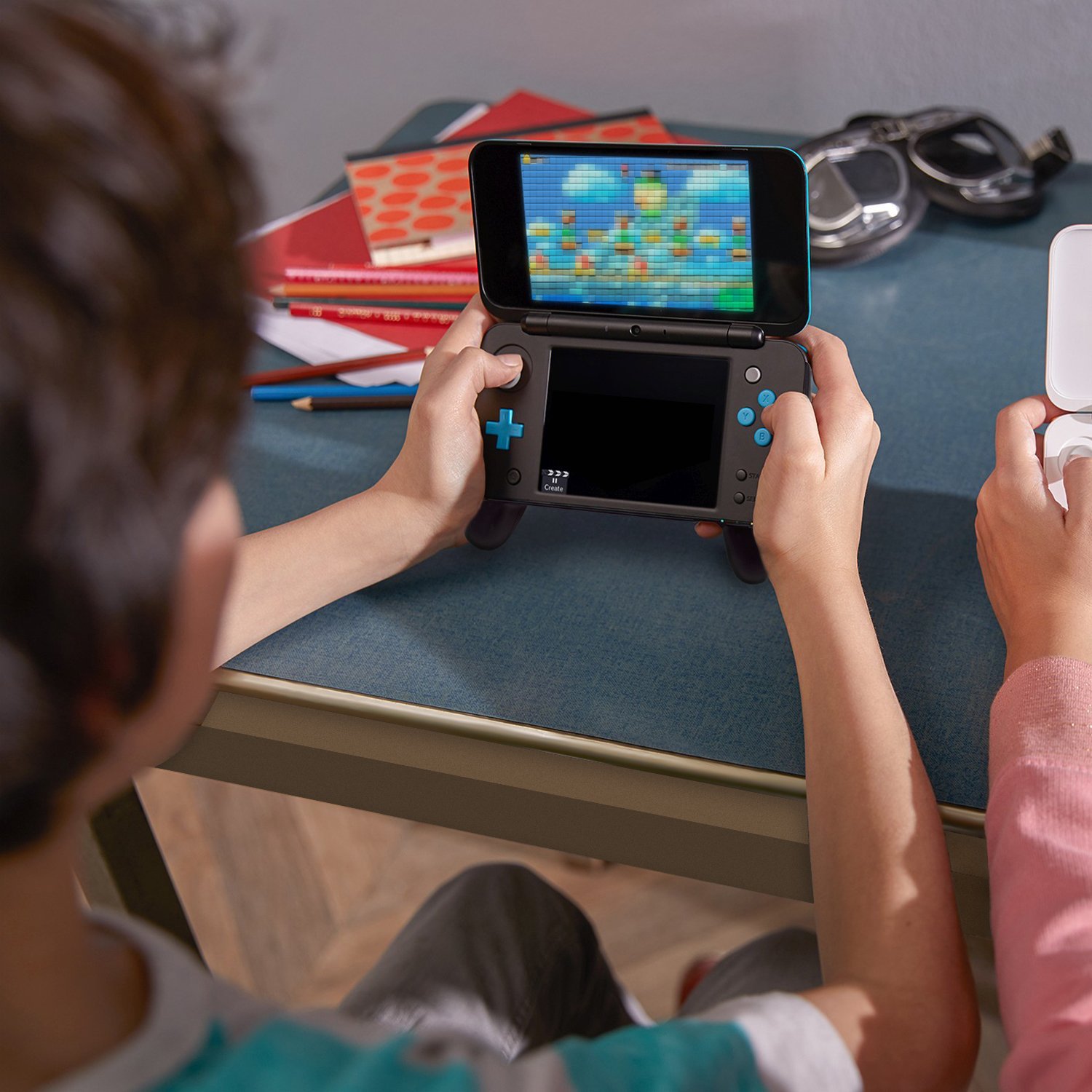 游戏机保护壳-工厂直销 现货 new 2dsxl ll 手把 主机握把 支架 保.