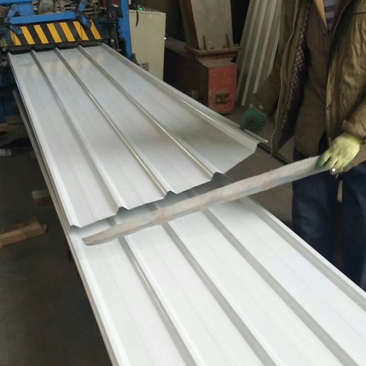 销售白色彩钢板 彩钢压型板印花彩涂卷板镀锌白铁皮 山东彩钢板