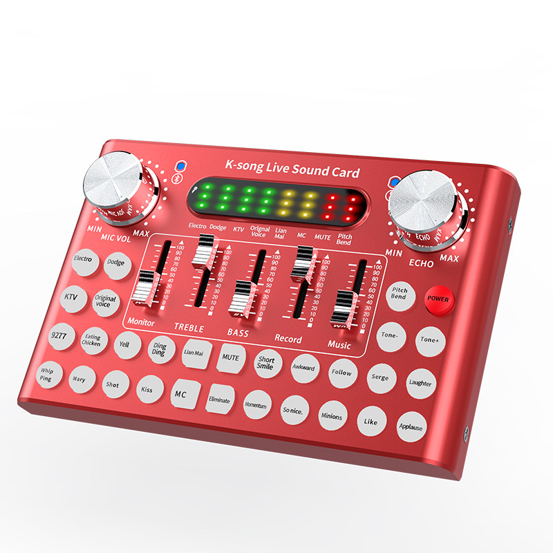 f007声卡唱歌手机专用修音神器直播设备全套抖音网红台式电脑通用