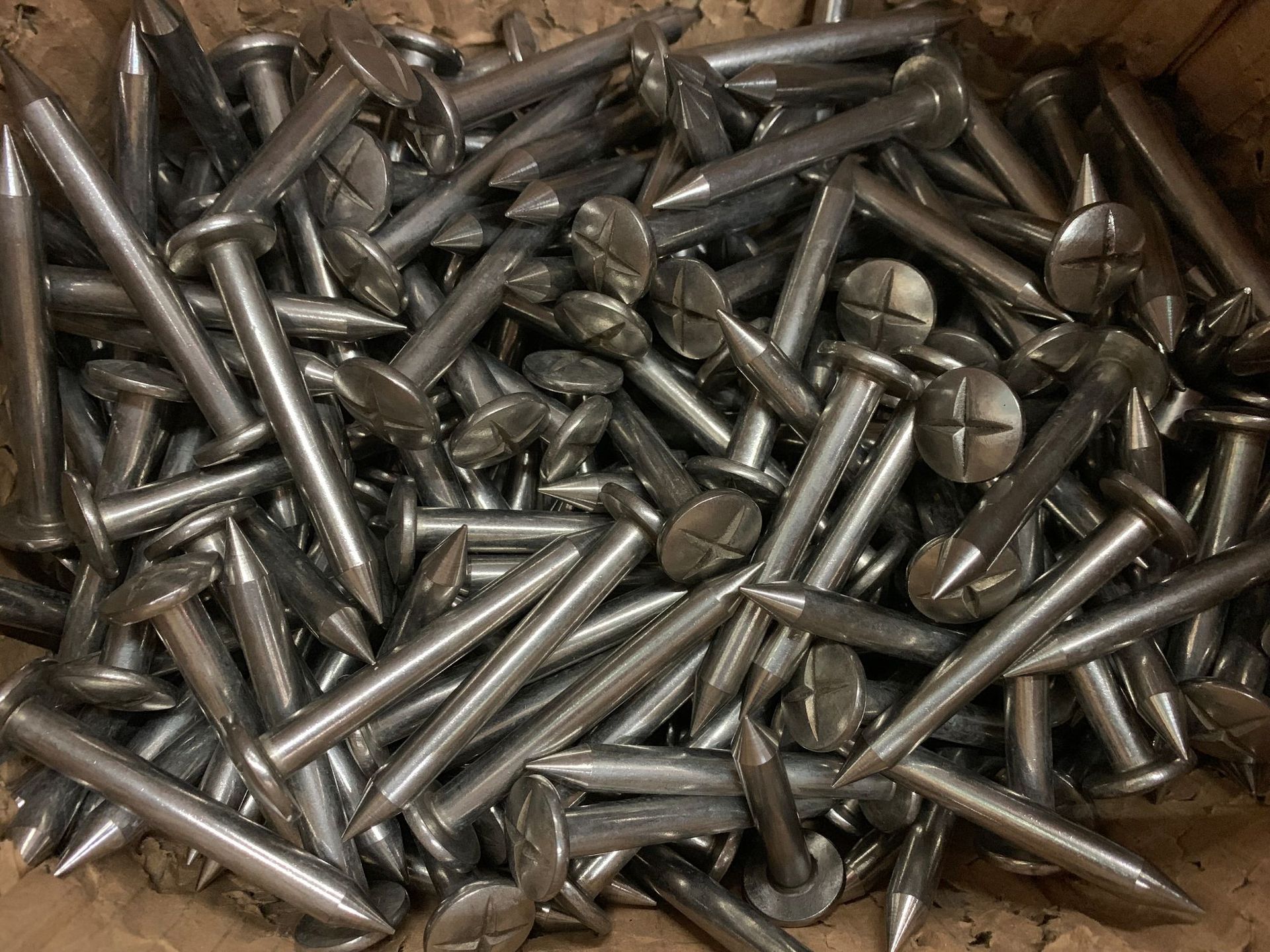 304不锈钢测钉测量钉控制水准标志测量十字钉3/5/7/10公分直径7mm