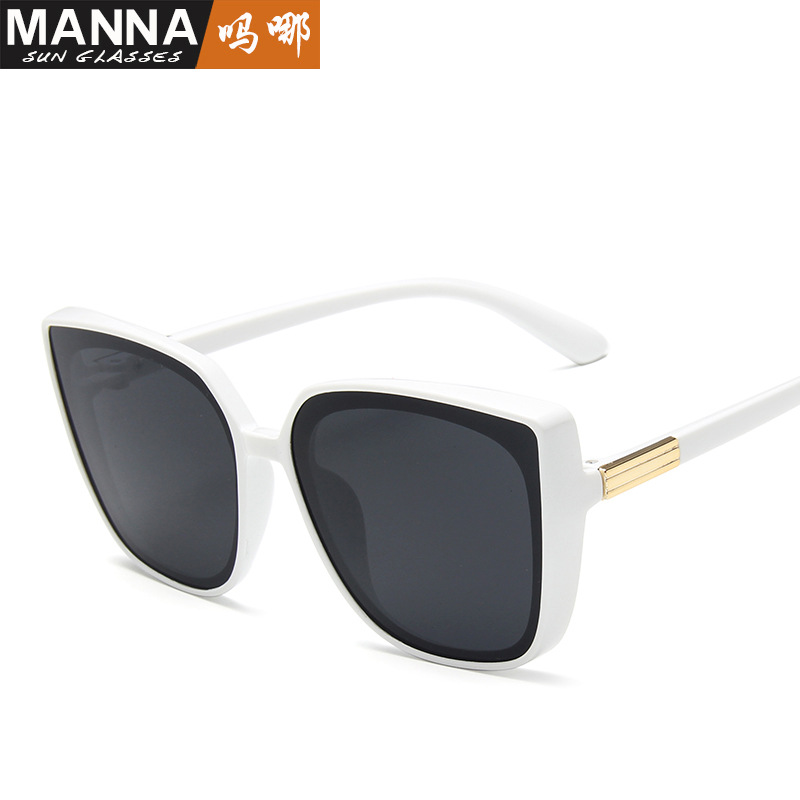 Square Sunglasses Big Face European and American Fashion Sunglasses Women Retro Internet Hot Glasses TikTok Same Sun Glasses Women