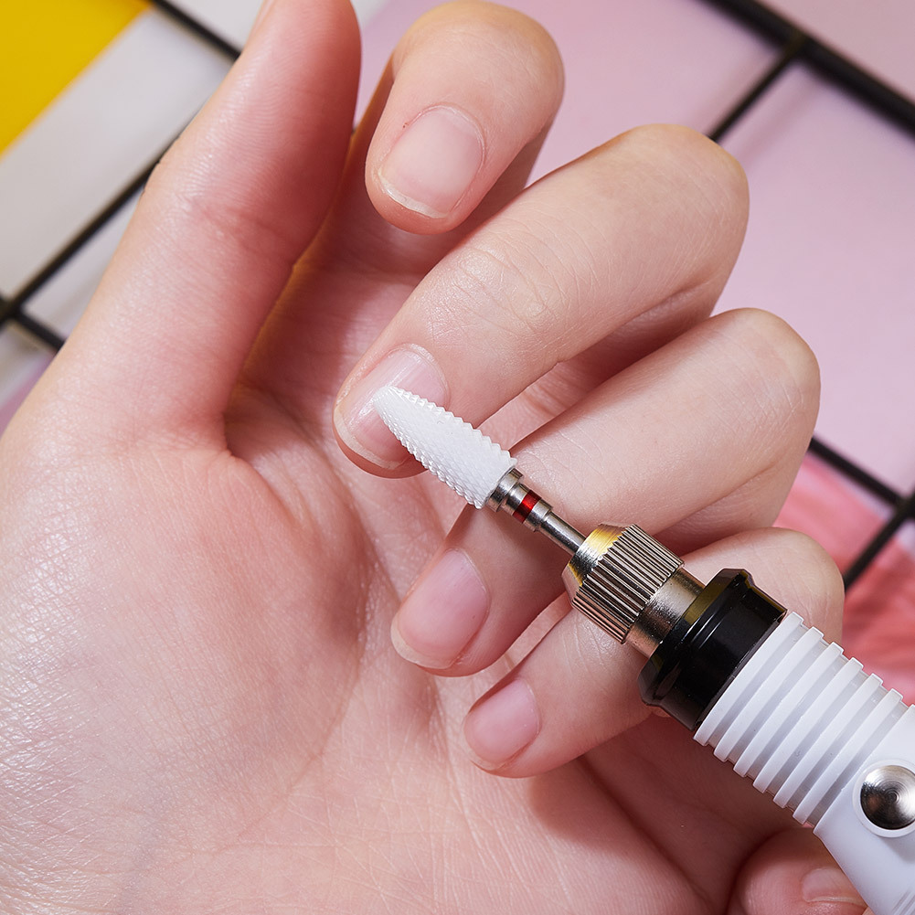 美甲陶瓷玉米打磨头电动指甲钻配件指甲去死皮专用修手工具跨境