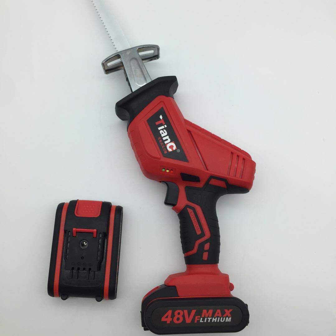 批发电动往复锯充电式电动马刀锯户外小型伐木电锯木工电动伐木锯