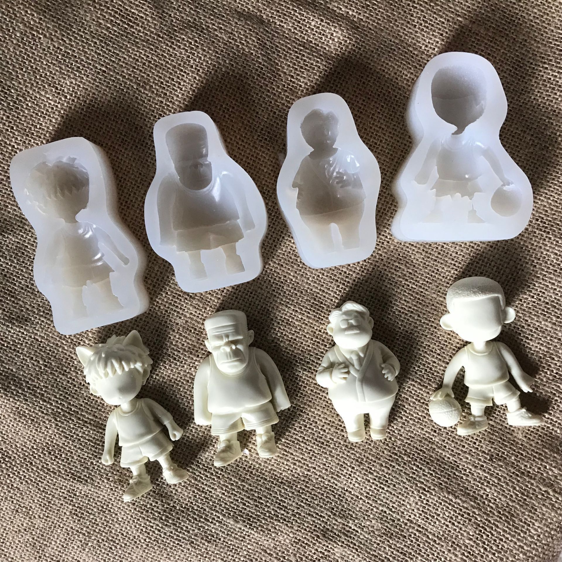 灌篮高手硅胶模具 香薰石膏模具 装饰模具