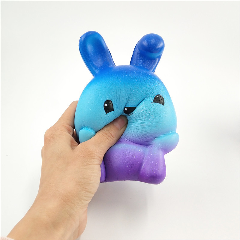 新款squishy仿真兔子星空萌宠儿童减压玩具pu慢回弹厂家直销批发