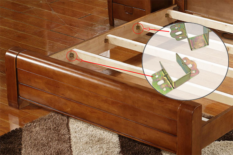 床横梁支撑金属托 木床托 固定链接件木方托床配件加厚家具五金