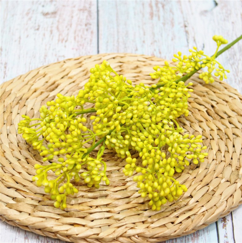 仿真花植物米兰子果浪漫家居装饰塑料花婚庆装饰摆件假花束绿植