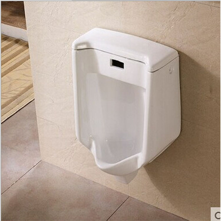 厂家直销批发感应器小便斗男士小便器陶瓷小便池挂便器挂墙横排