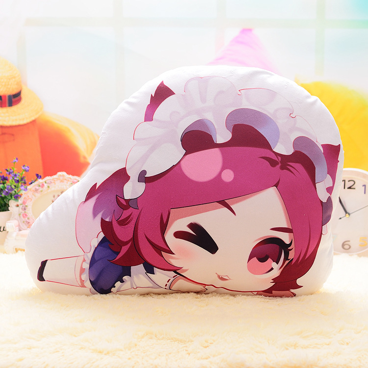 王者周边荣耀大乔小乔李白诸葛亮王昭君英雄原创动漫周边抱枕公仔