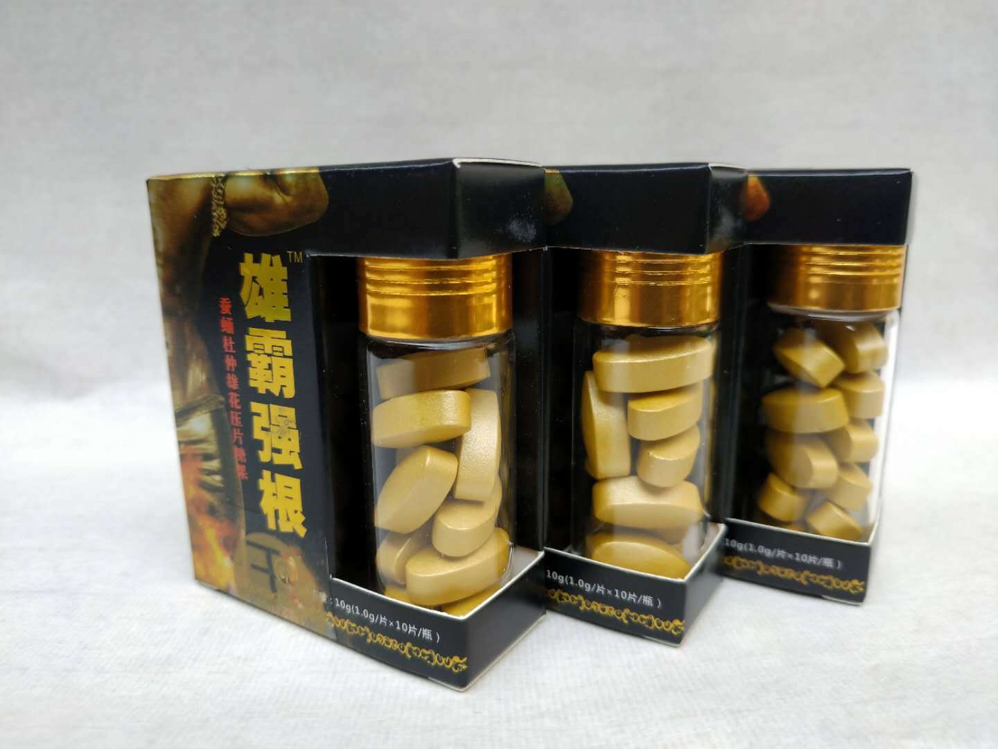 雄霸强根蚕蛹杜仲雄花10粒 非牡蛎虫草片男性口服