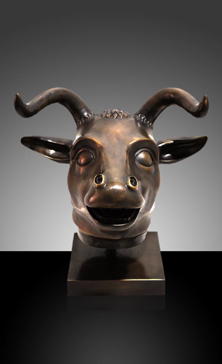 纯铜仿圆明园十二生肖兽首摆件铸铜喷水十二生肖雕塑室外水景装饰