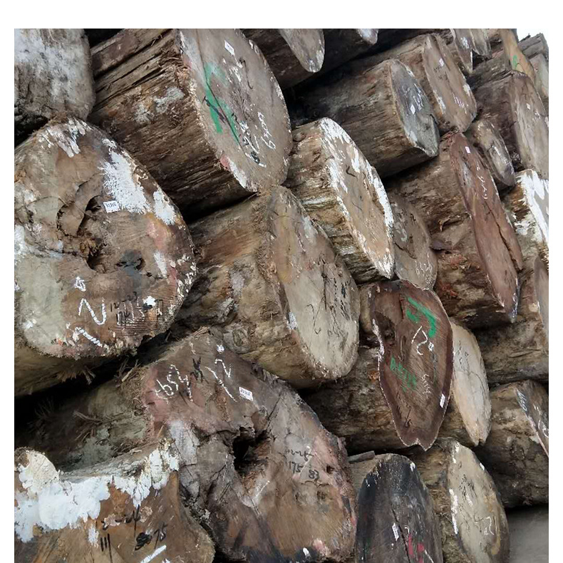红橄榄原木 家具户外工程材园林柱子料 一手货源 量大从优