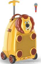 动物拉杆箱时尚带音乐旅行箱行李箱儿童卡通可爱狮子黄拉杆箱
