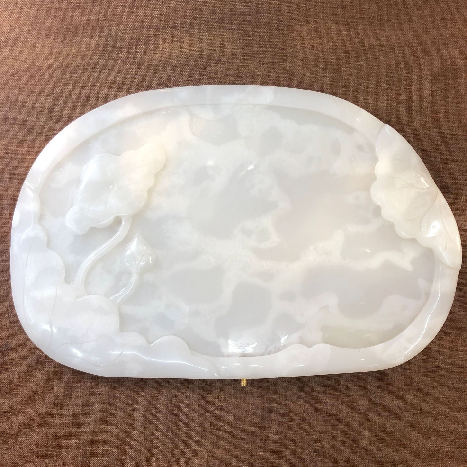 bzhao宝兆 玉石茶盘天然阿富汗家用客厅摆件茶台石头功夫茶具套装