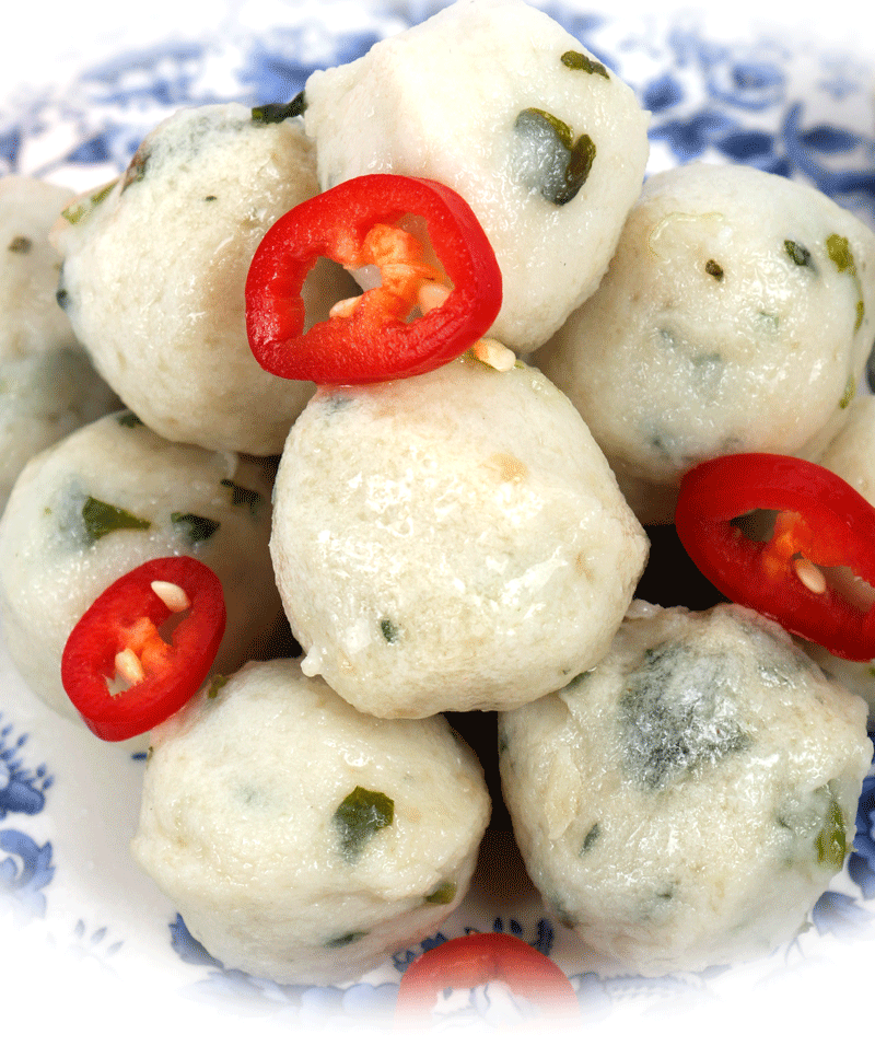 平海香葱鱼丸2.5kg*4包烧烤油炸速冻食品火锅料饭堂商用广东包邮