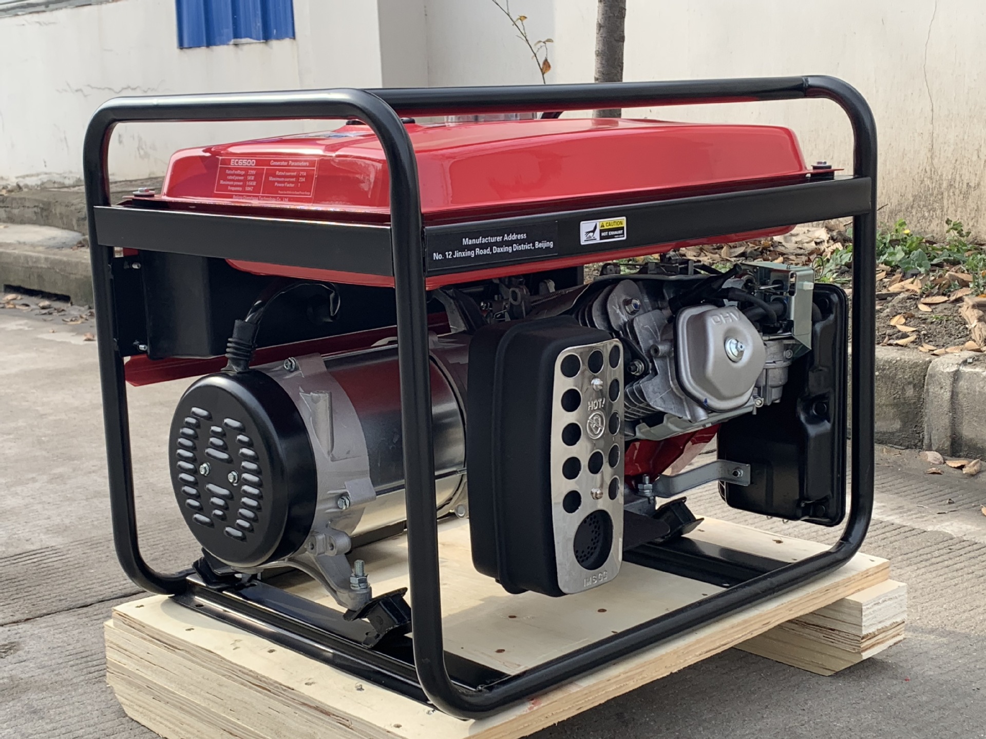 5kw 凯汇成汽油发电机 车载便携式小型发电机 ec6500 单相 手动