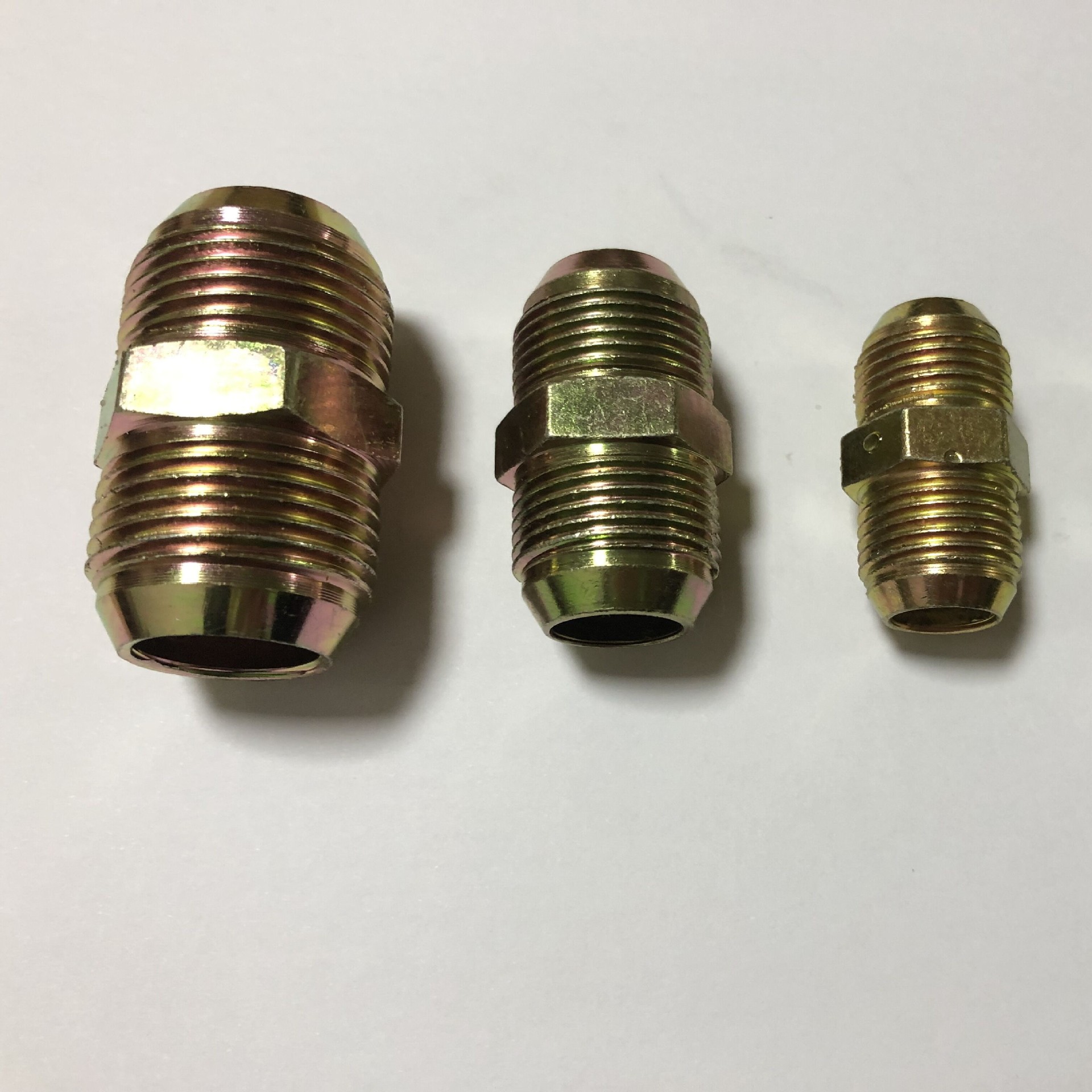 液压过渡接头 高压油管 油管接头 船舶配件 直力古 英制d型对丝