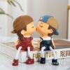 Good goods resin Craft ornaments automobile Cake Home Decoration originality Valentine's Day gift Kiss a doll