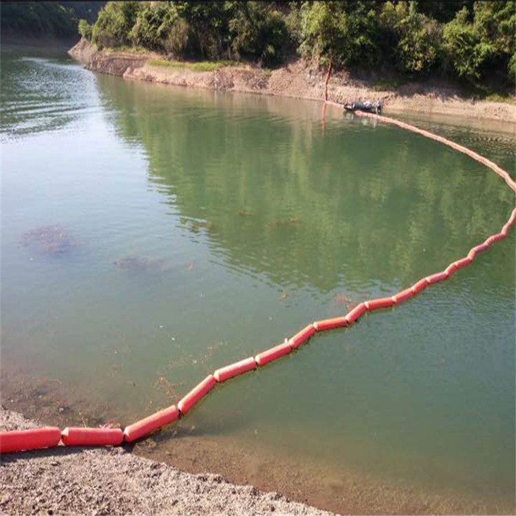 按长度批发水面红色拦污带 200*1000拦污浮筒工厂价