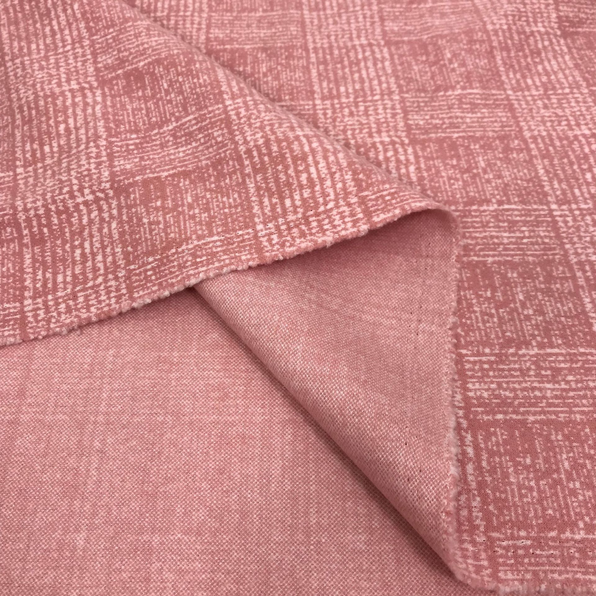 秋冬格子布大衣毛呢外套面料女装港味西装服装面料妮子