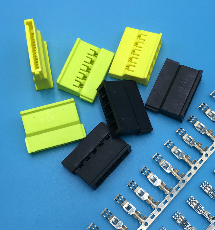 供应kt3813 sata-15p短体胶壳 连续镀金端子 针座 电脑电源连接器