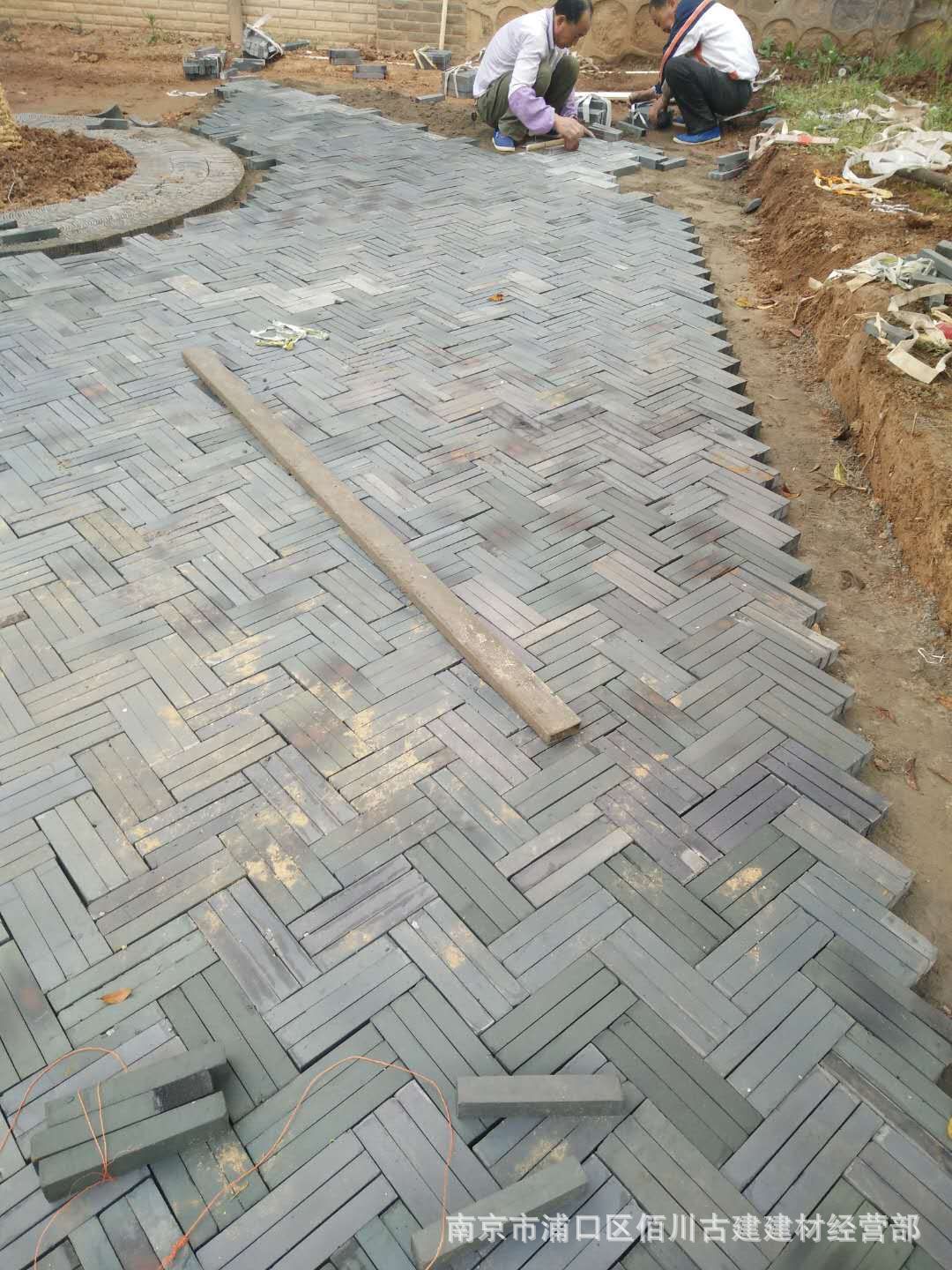 中式铺地青方砖 庭院阳台青砖 自然面灰色砖 京砖 茶社寺庙金砖