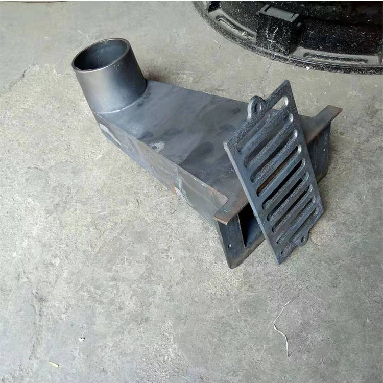 铸铁侧排雨水斗 24墙女儿穿墙斗屋面侧排落水弯头 天台雨水斗