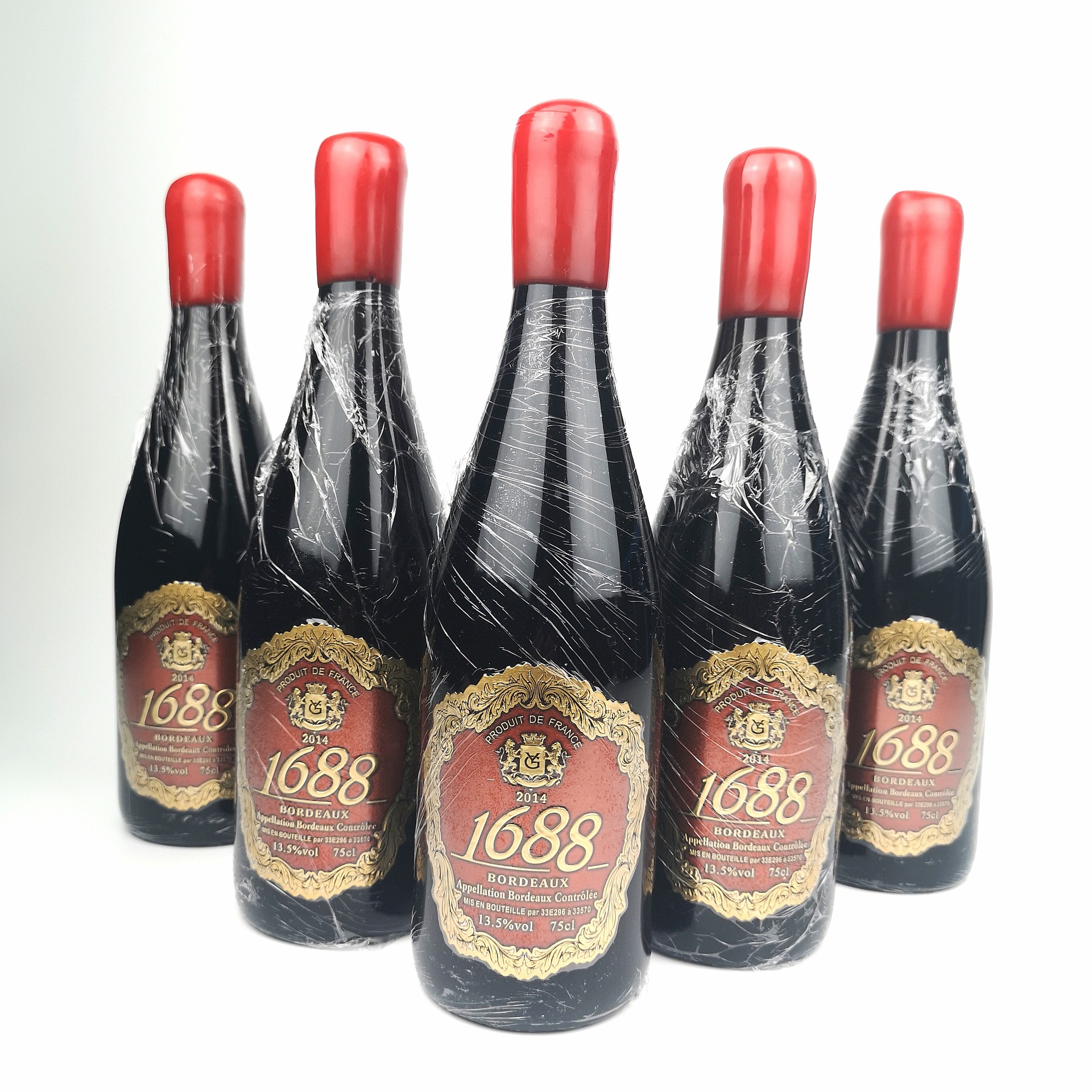 法国进口红酒 皇爵1688干红葡萄酒 重型瓶 金属标签750ml一件代发
