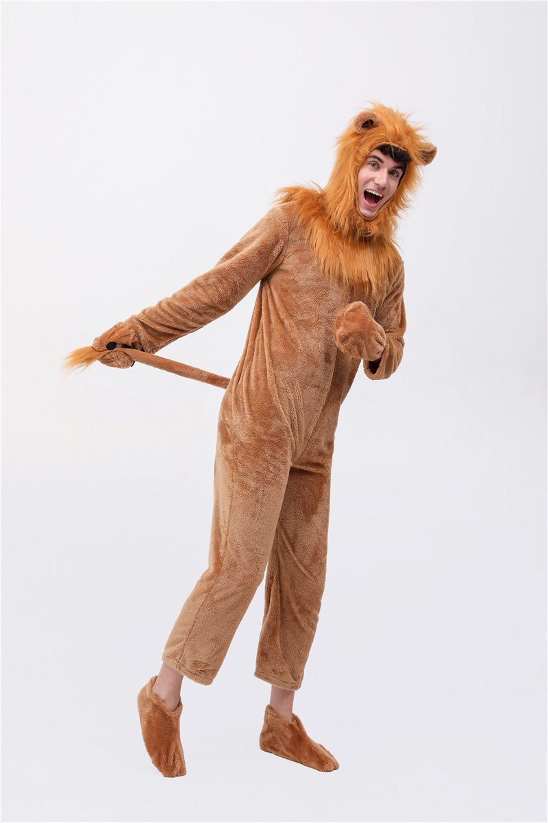 万圣节服装2019 欧美成人儿童cosplay狮子角色扮演舞台表演服装